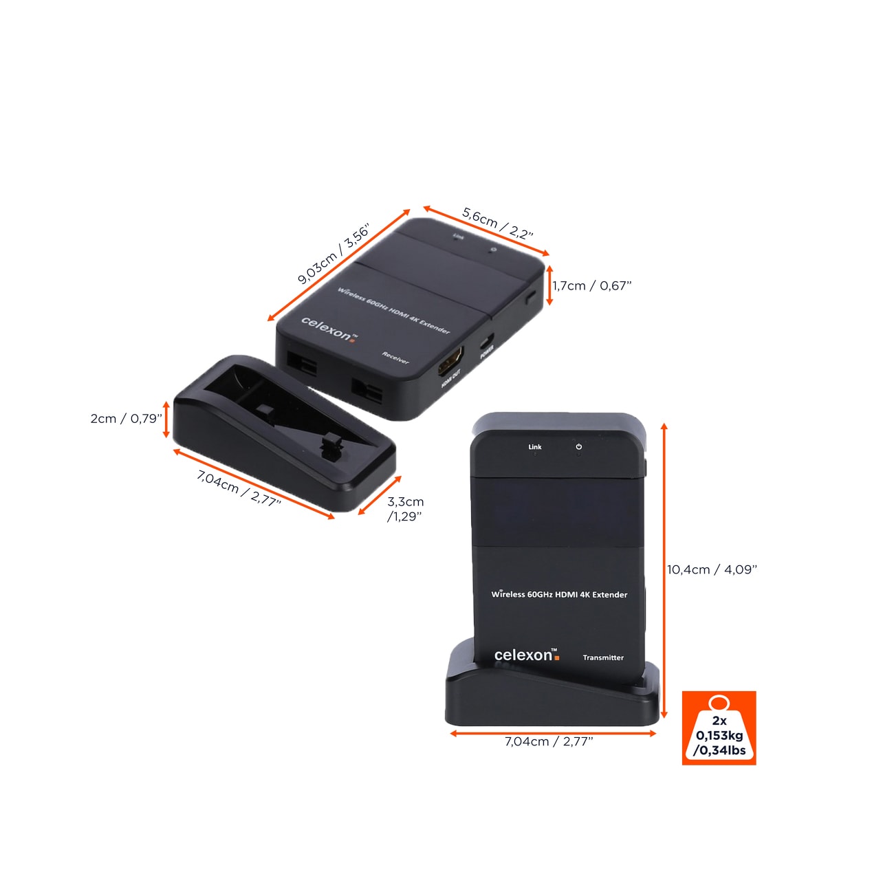 celexon Wireless HDMI Kit