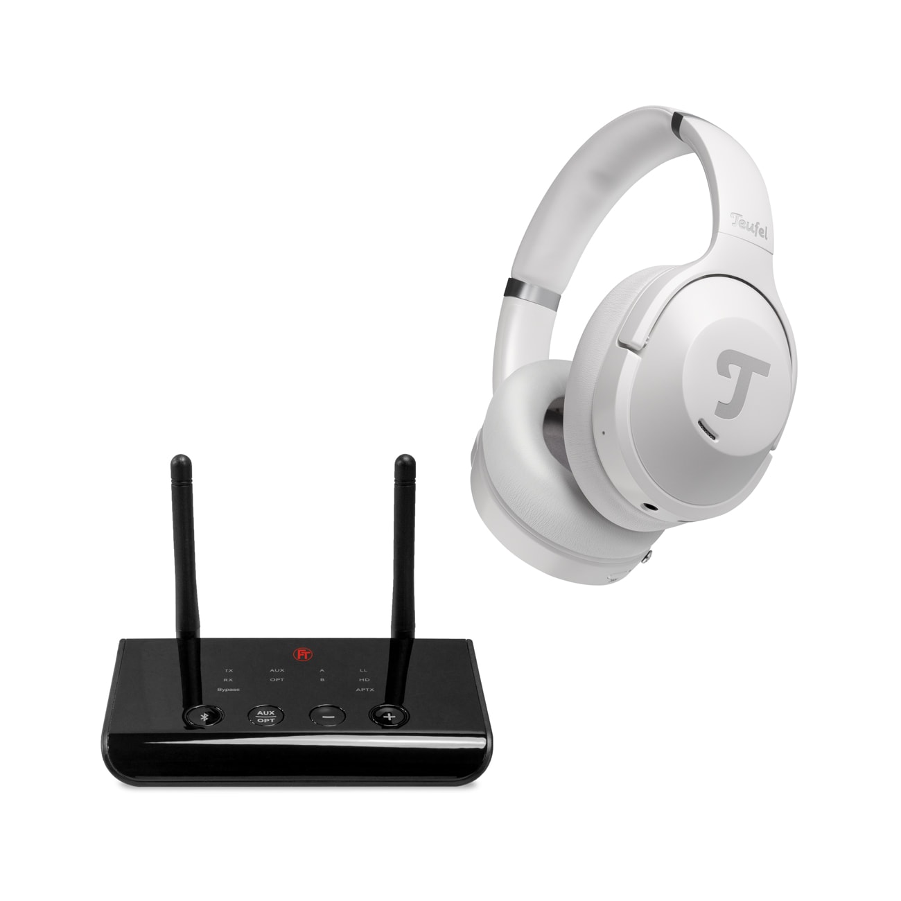 REAL BLUE NC 3 + FeinTech Bluetooth Audio System Enjoy movies with headphones