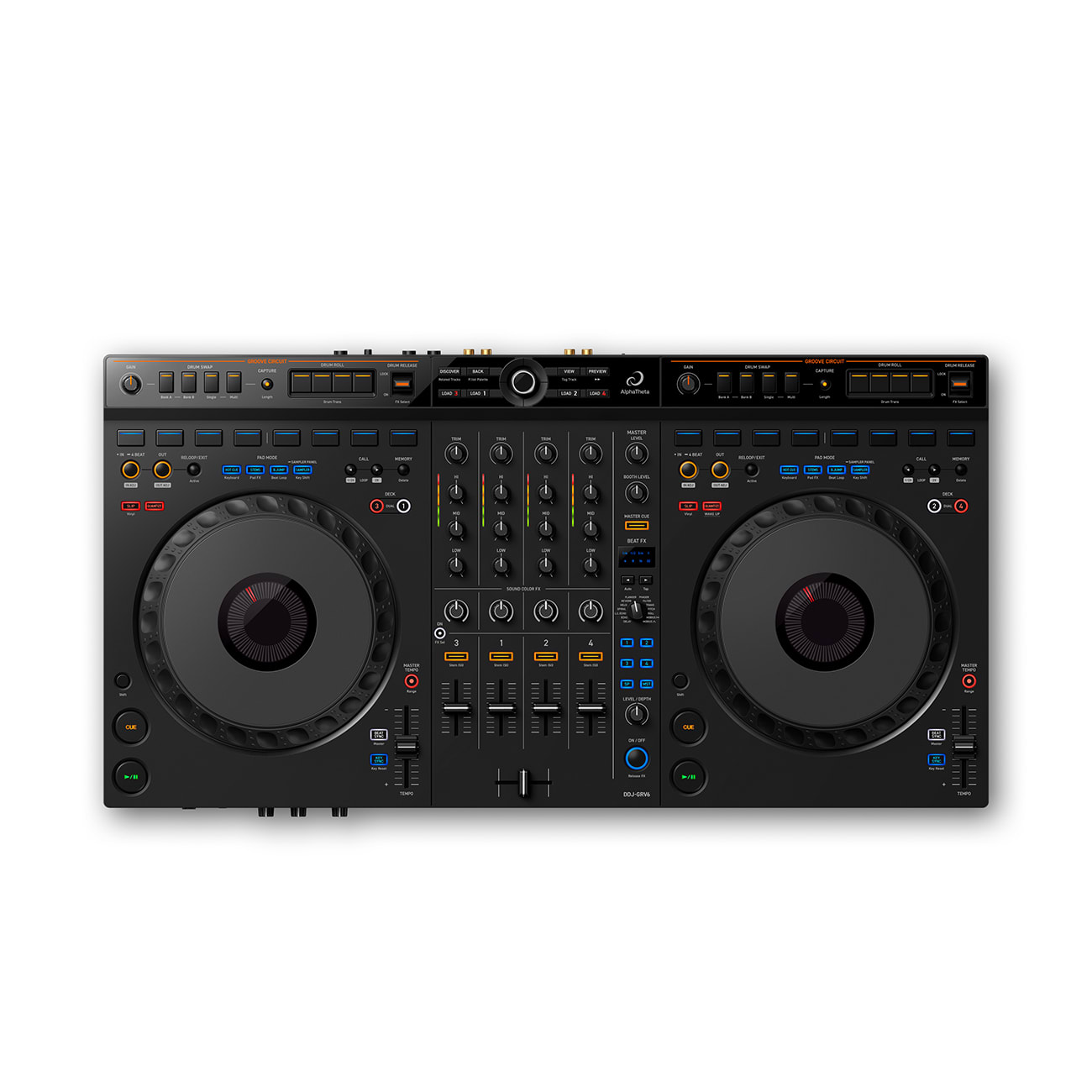 AlphaTheta DDJ-GRV6 Your music for all