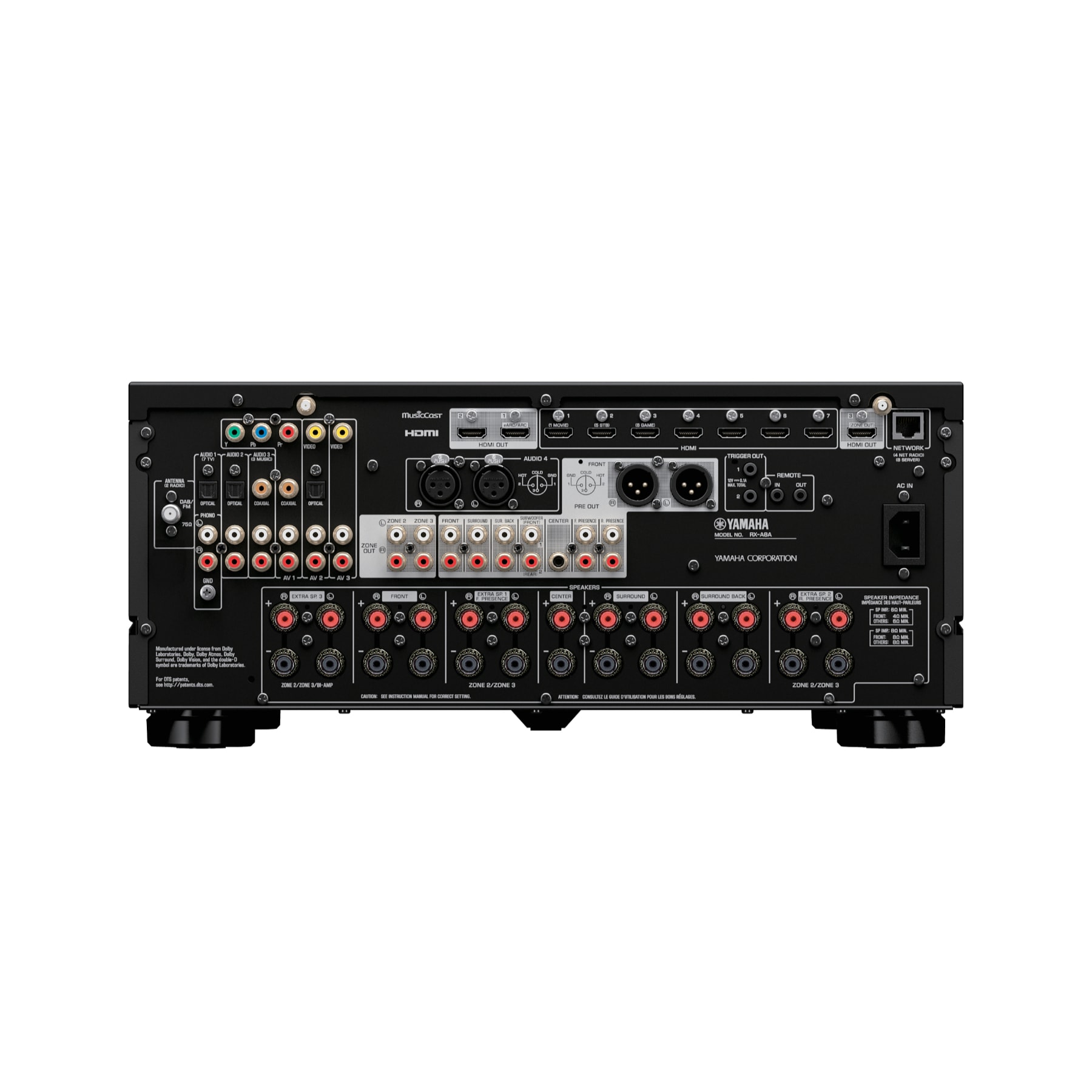 Yamaha RX-A8A Cinematic sound, no compromises