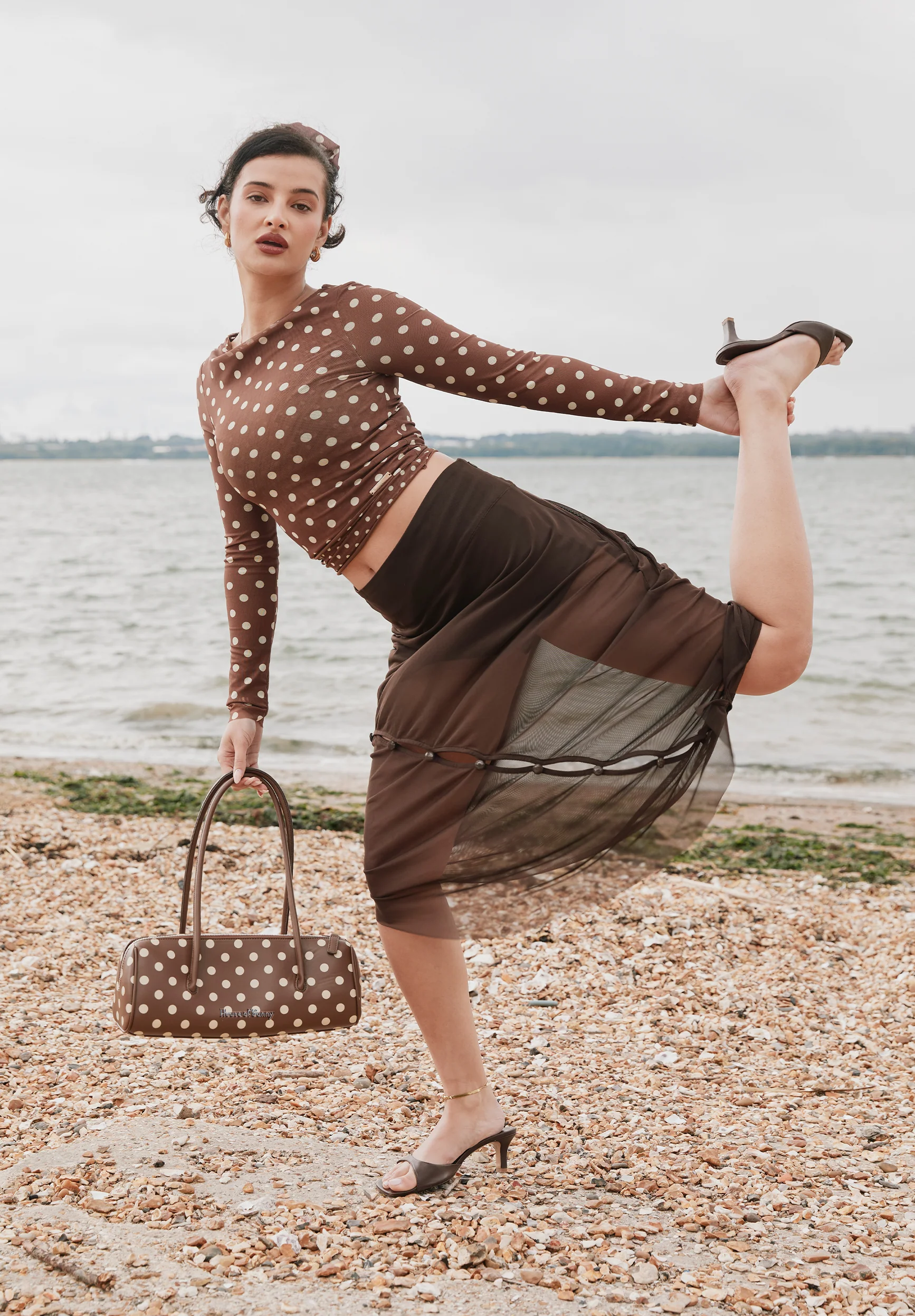 POLKA DOT SHOULDER BAG