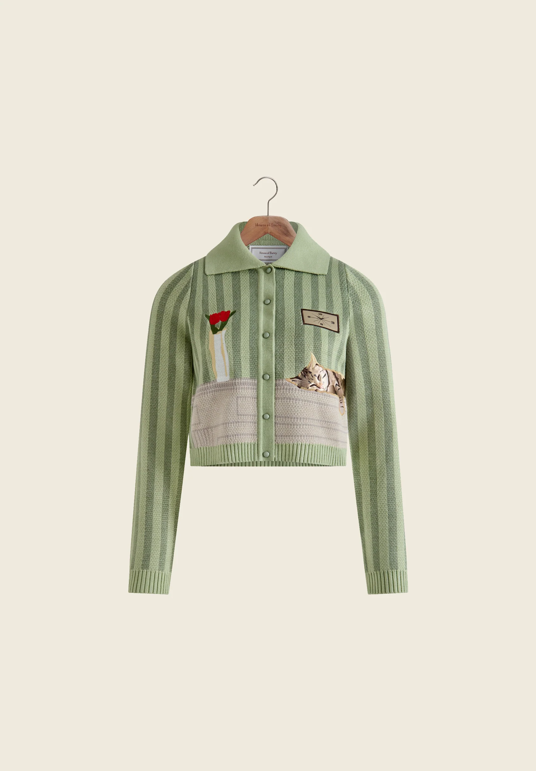 THE SLEEPY CAT CARDIGAN