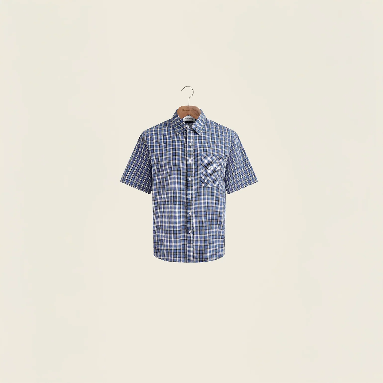 GRANDAD CHECK BUTTON DOWN