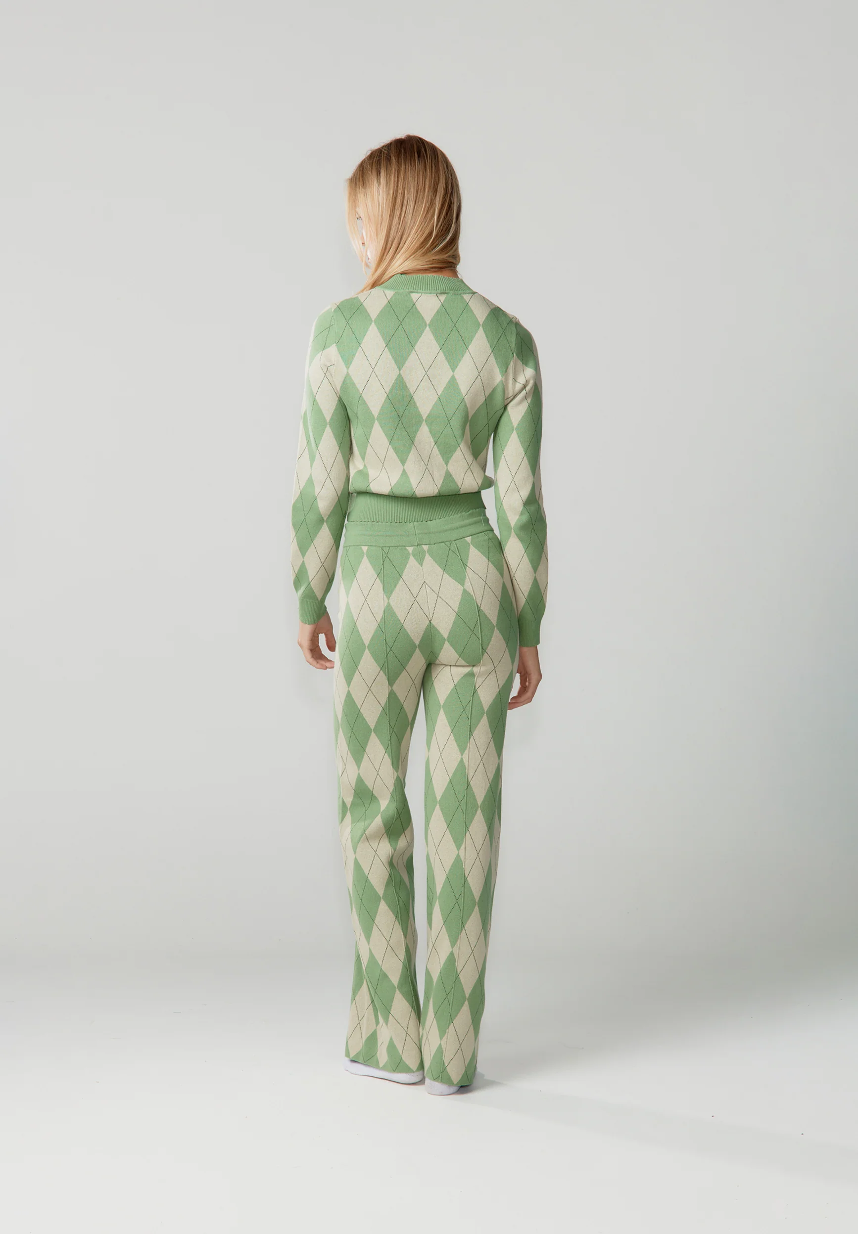 ARGYLE LOUNGE CARDIGAN