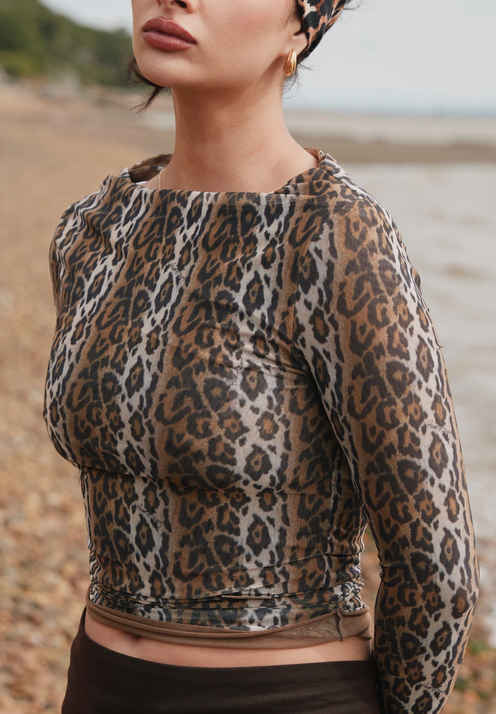 LEOPARD MULTI LAYERED LONG SLEEVE