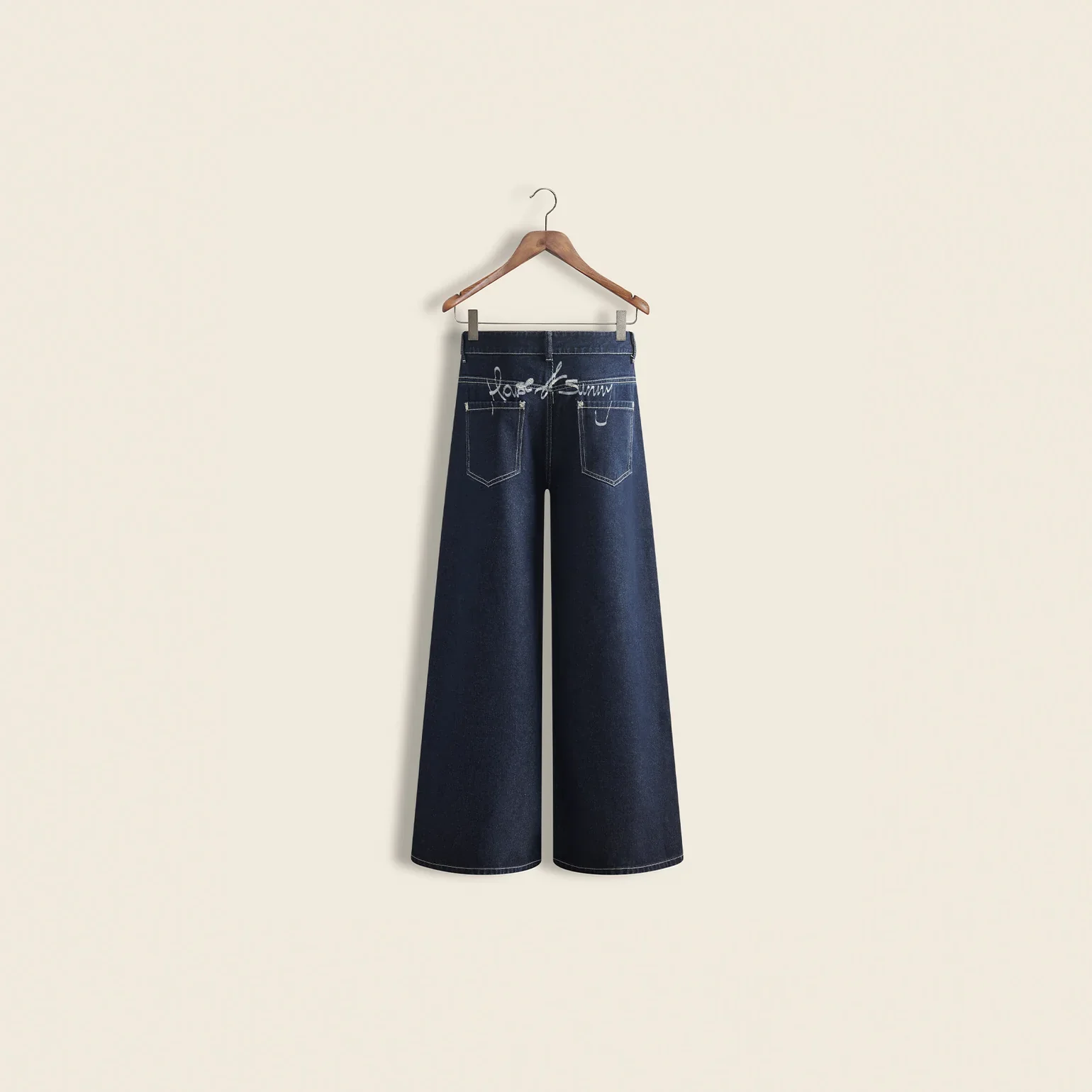 CLASSIC INDIGO WIDE LEG DENIM