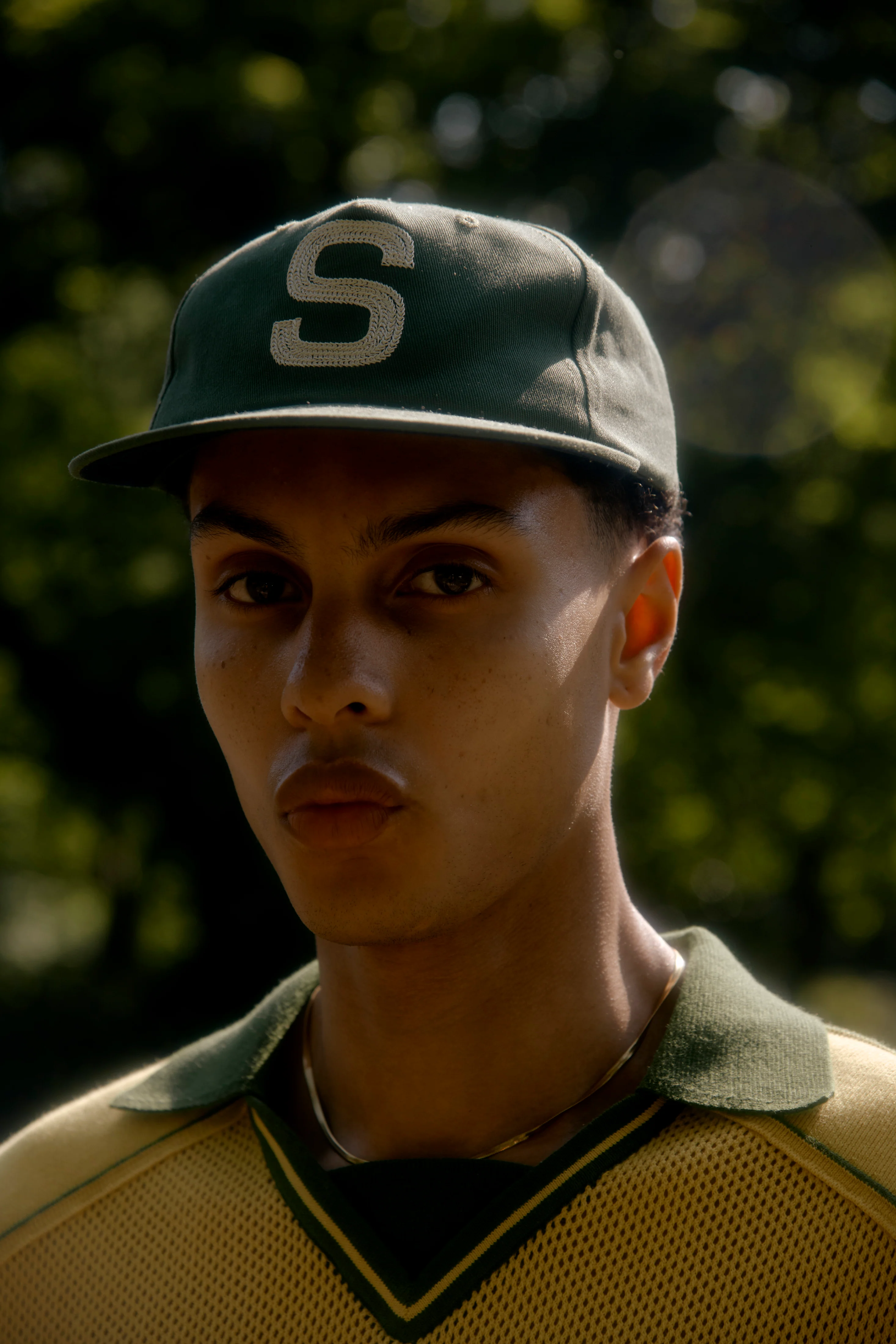 CHAIN STITCH EMBLEM CAP