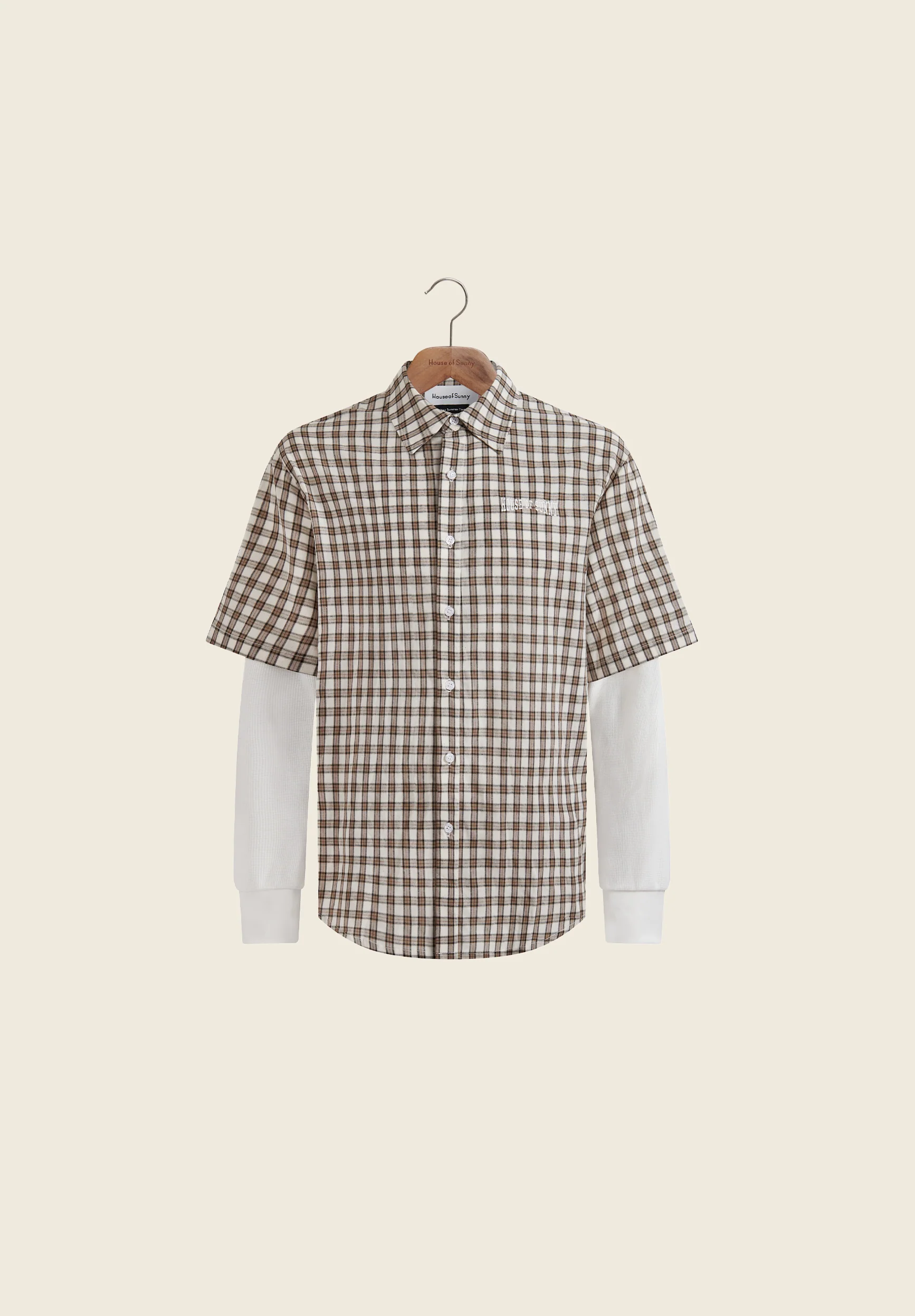 DOUBLE LAYERED BUTTON DOWN