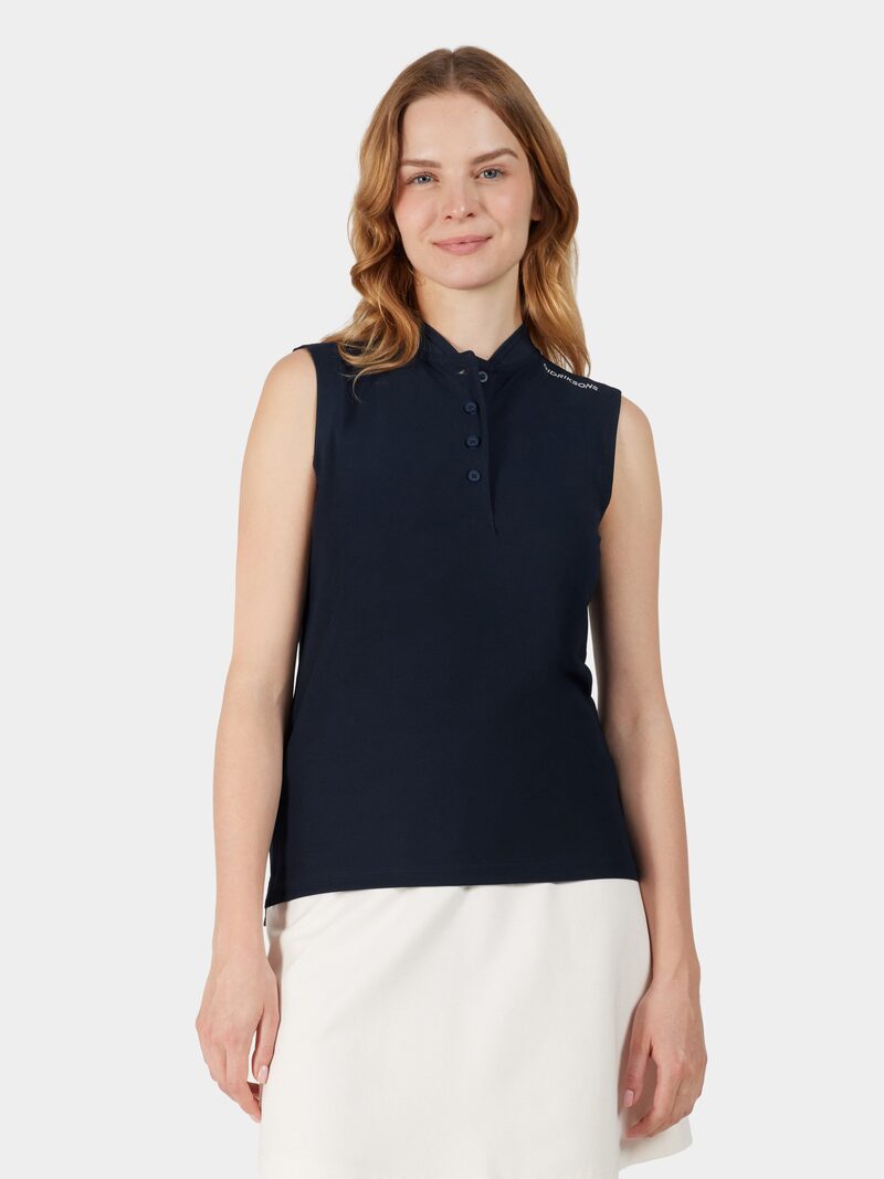 Nikki Sleeveless Polo