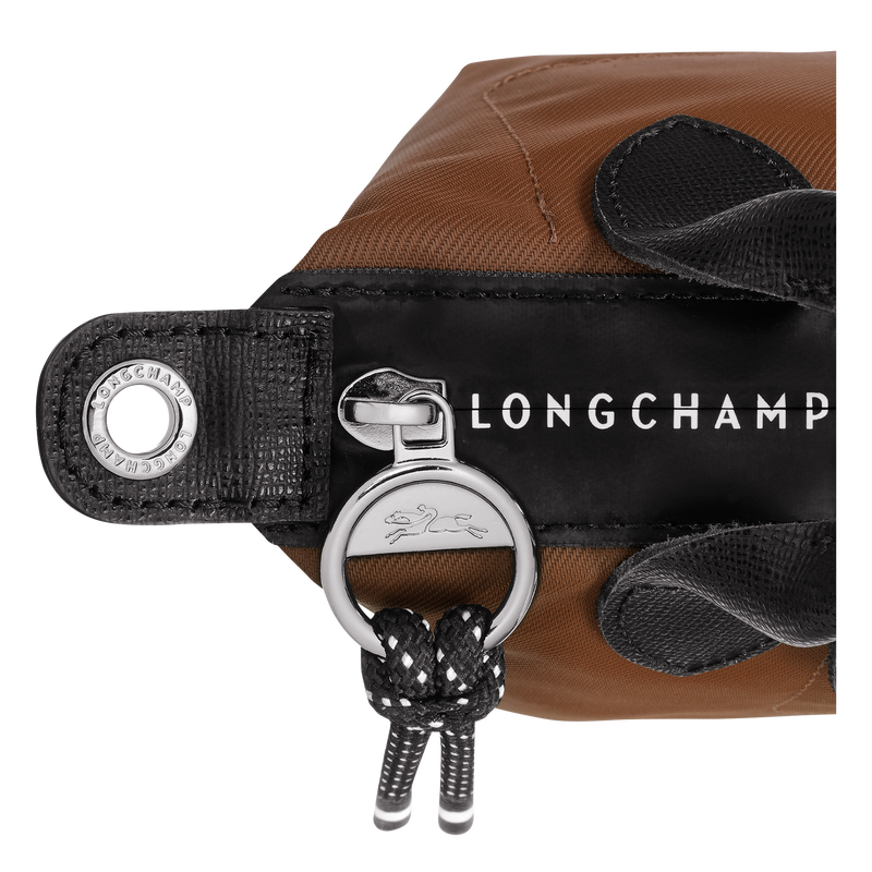 Le Pliage Energy XS Handbag Chocolate - Recycled canvas