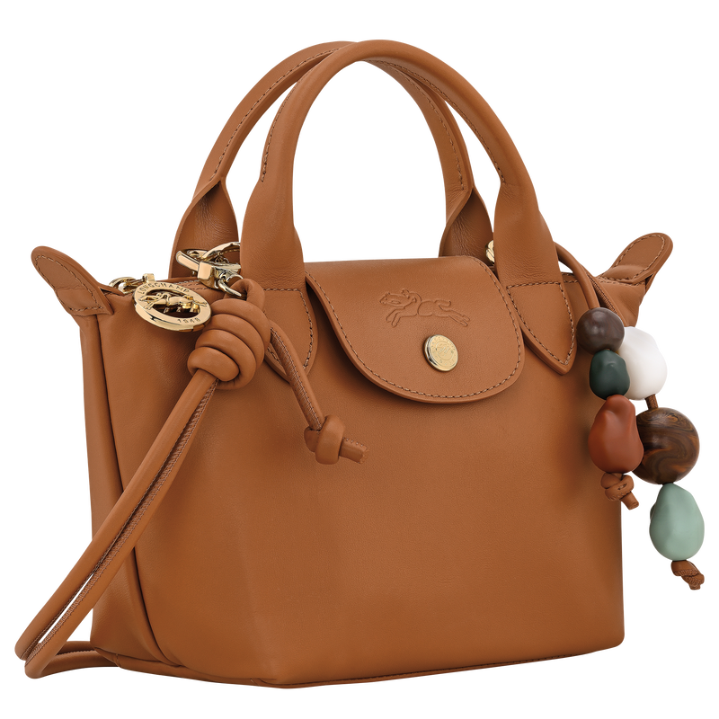 Le Pliage Xtra XS Handbag Cashew - Leather