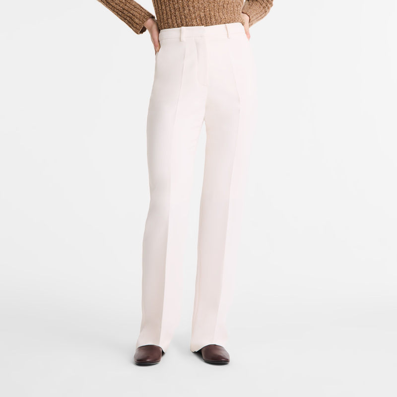 Trousers Ecru - Crepe