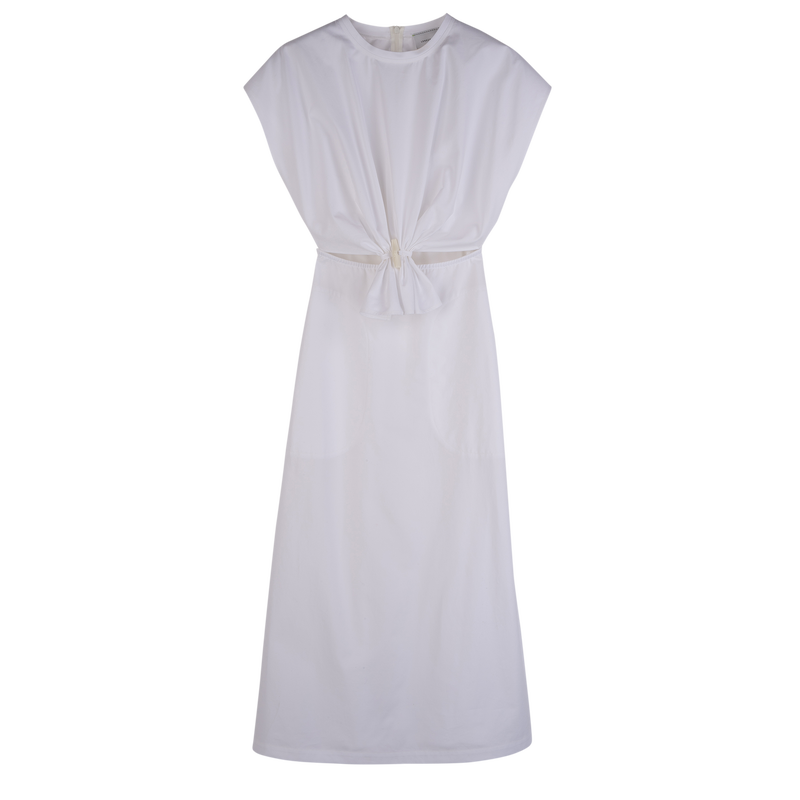 Dress White - Popelin