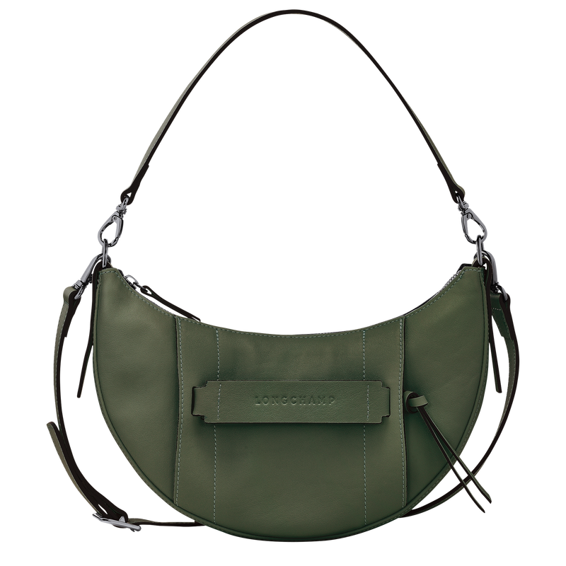 Longchamp 3D S Crossbody bag Khaki - Leather