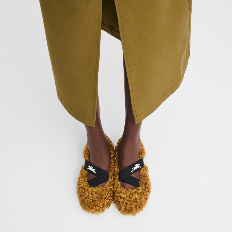 Energy Ballerinas Nutmeg - Faux fur