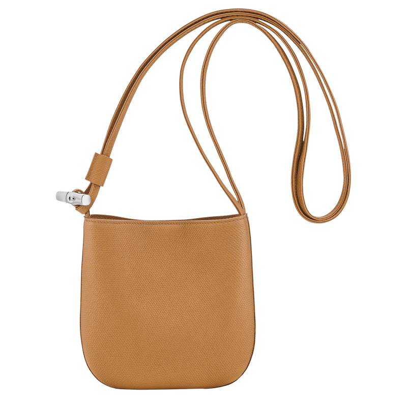 Le Roseau S Crossbody bag Walnut - Leather