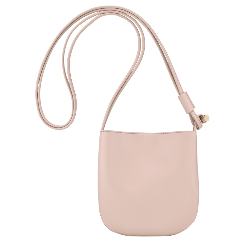 Le Roseau S Crossbody bag Petal Pink - Leather