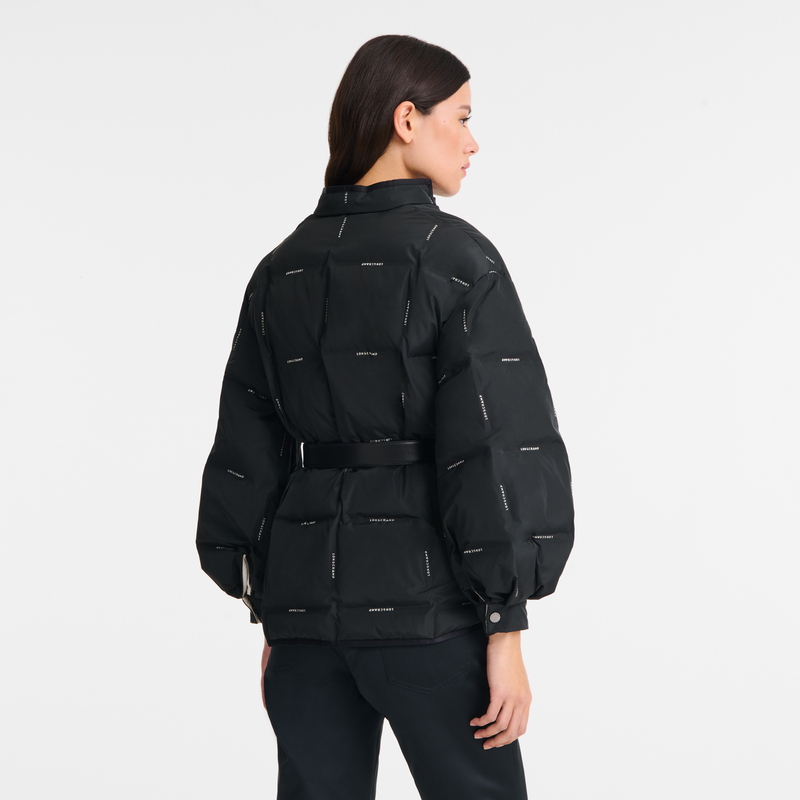 Jacket Black - Quilted techno-taffeta
