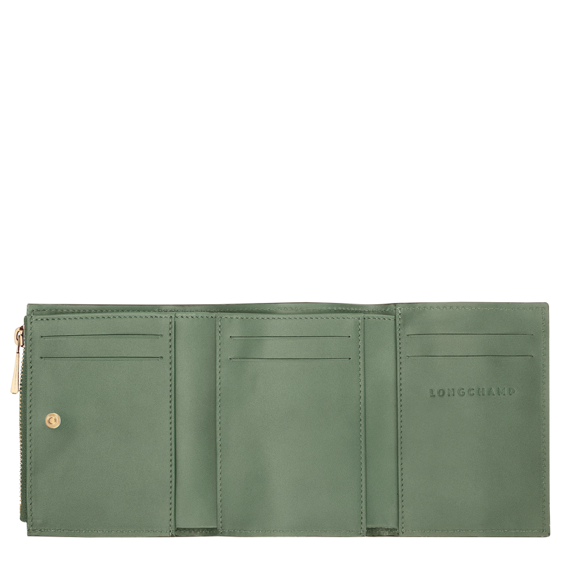 Épure Compact wallet Oregano - Leather