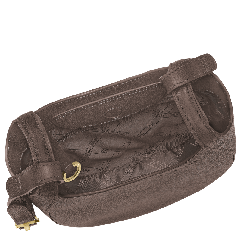 Le Foulonné S Crossbody bag Taupe - Leather