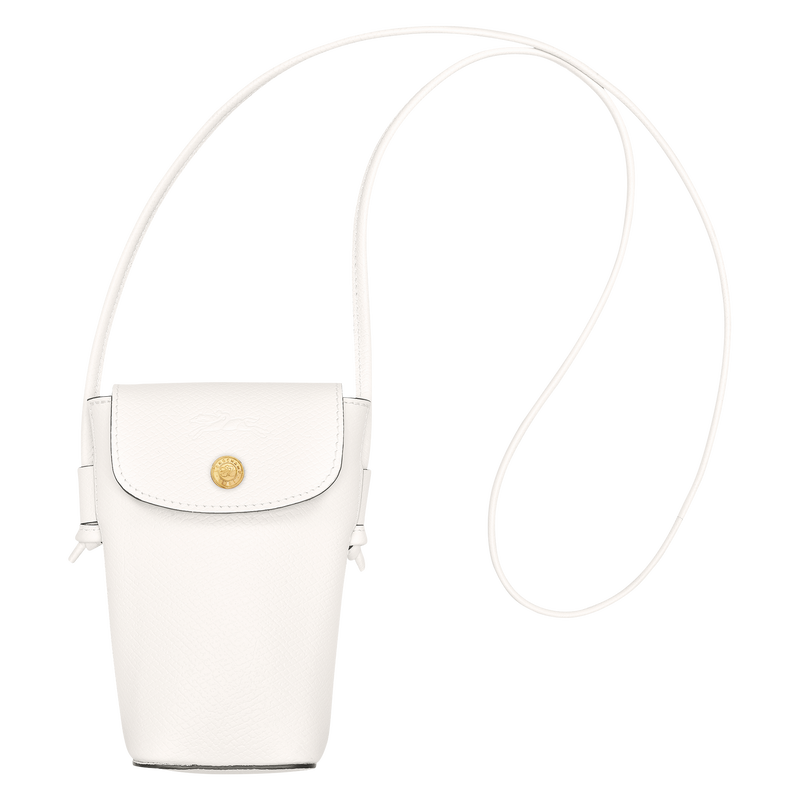 Épure Phone case with leather lace White - Leather