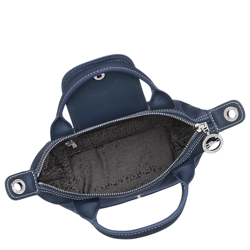 Le Pliage Xtra XS Handbag Navy - Leather
