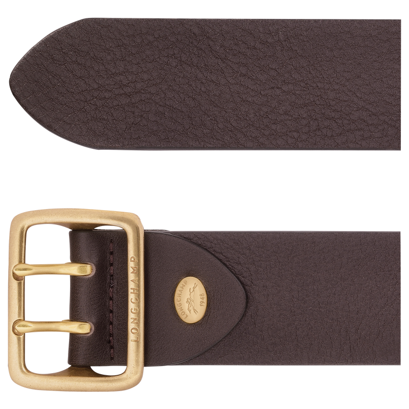 Végétal Men's belt Mocha - Leather