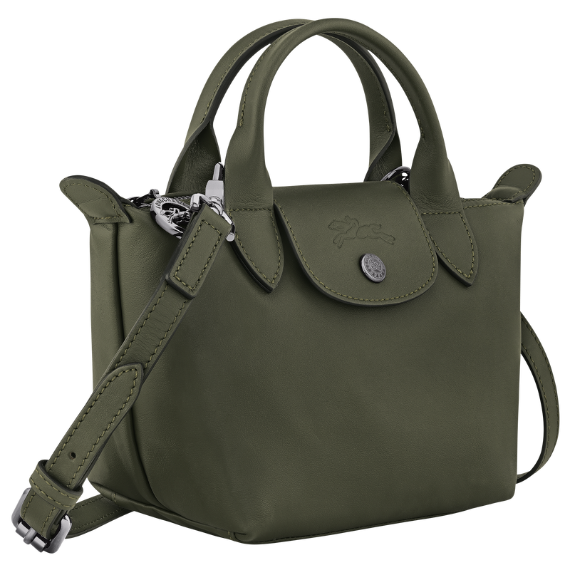 Le Pliage Xtra XS Handbag Fir - Leather