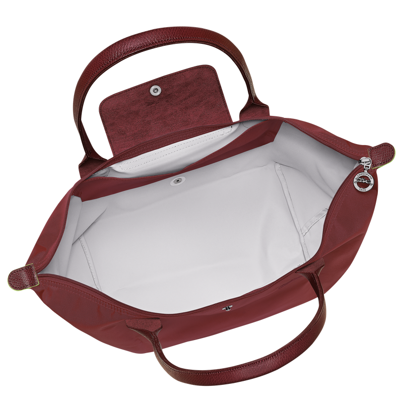 Le Pliage Green L Tote bag Pomegranate - Recycled canvas