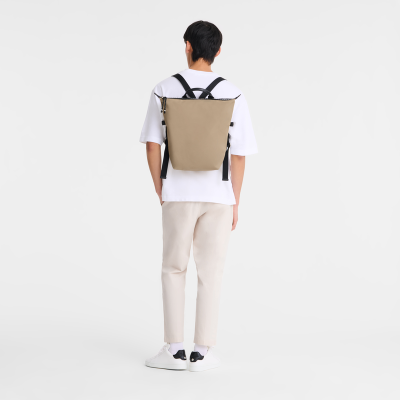 Le Pliage Energy L Backpack Clay - Recycled canvas