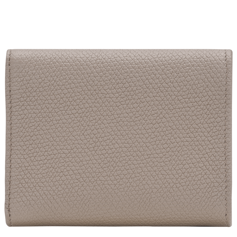 Le Roseau Compact wallet Clay - Leather