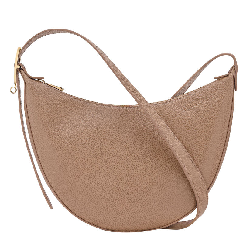Le Foulonné S Crossbody bag Biscuit - Leather