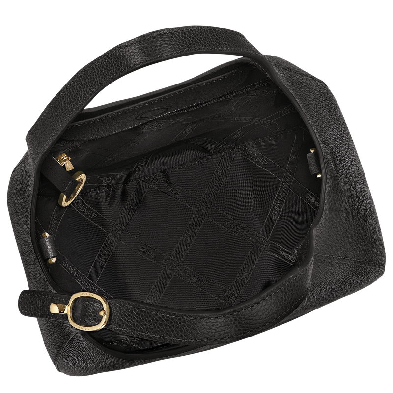 Le Foulonné S Handbag Black - Leather