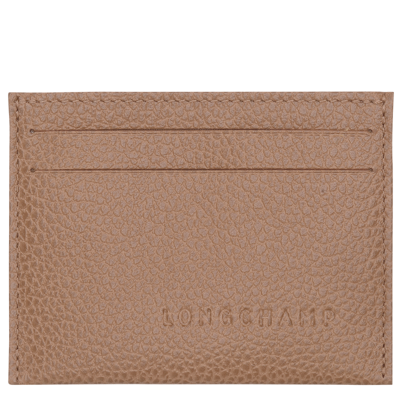 Le Foulonné Card holder Biscuit - Leather