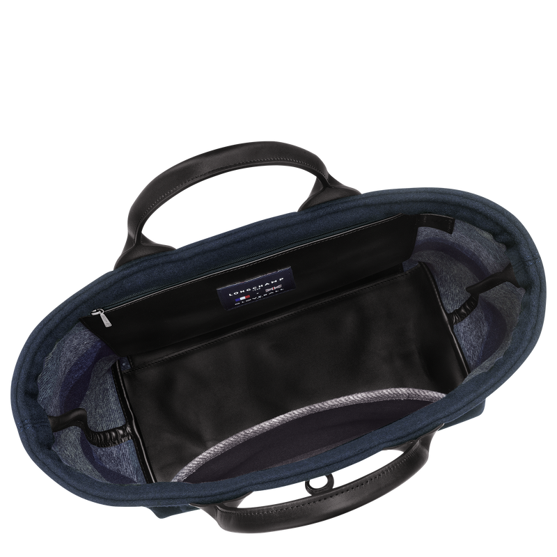 Le Roseau L Tote bag Navy - Canvas