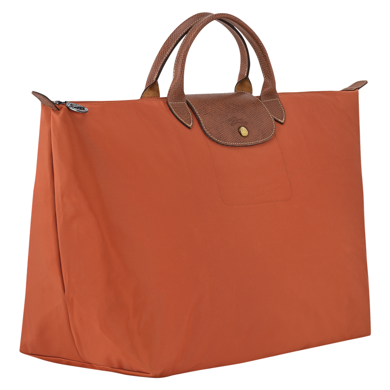 Le Pliage Original L Travel bag Brick - Recycled canvas