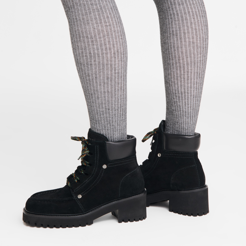 La Baroudeuse Boots Black - Leather