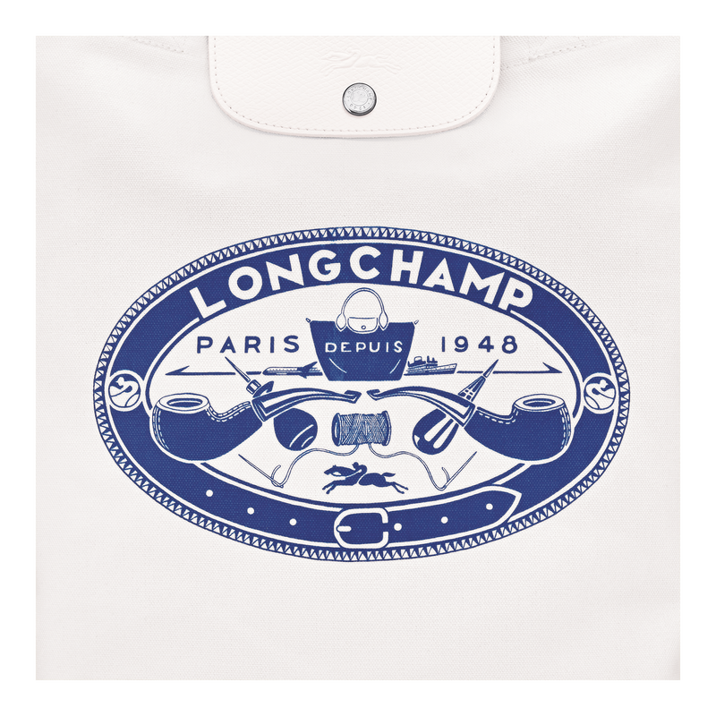 Le Pliage Collection M Tote bag Ecru - Canvas