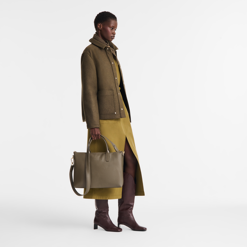 Le Foulonné S Briefcase Caper - Leather