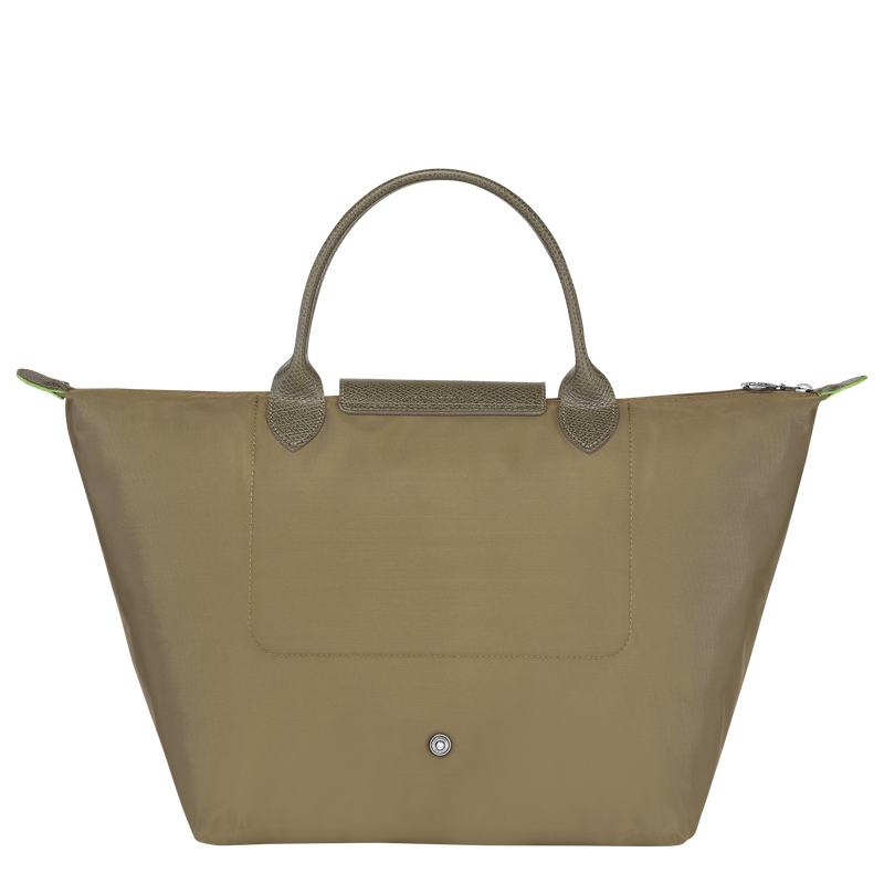 Le Pliage Green M Handbag Artichoke - Recycled canvas