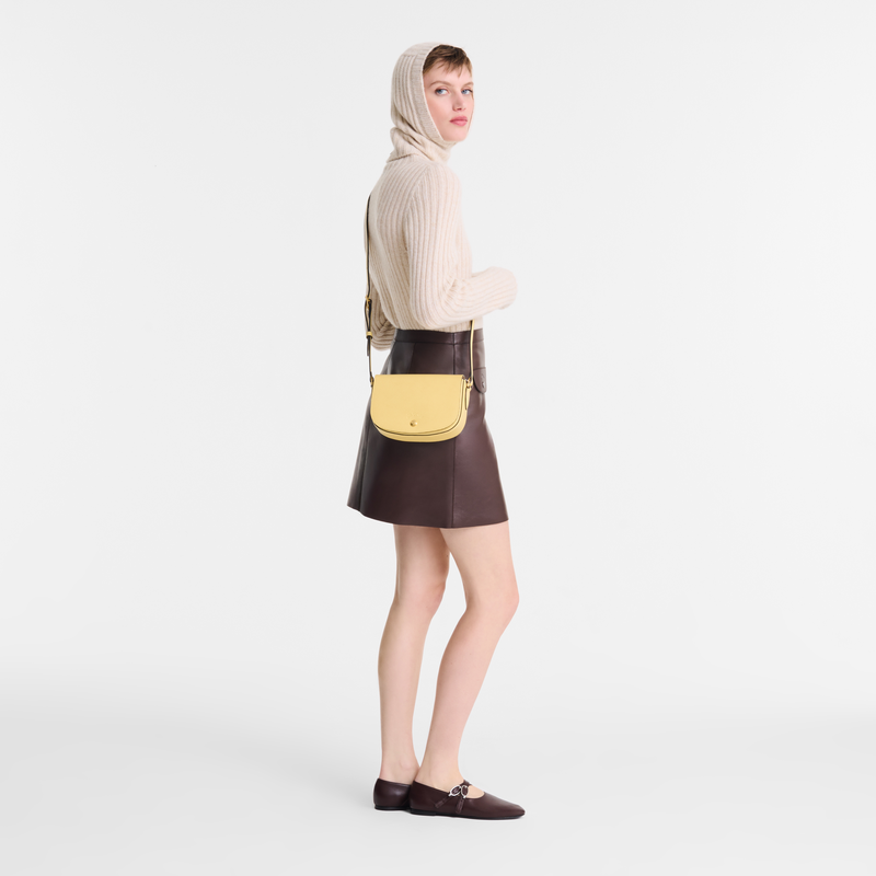 Épure S Crossbody bag Yellow Chick - Leather