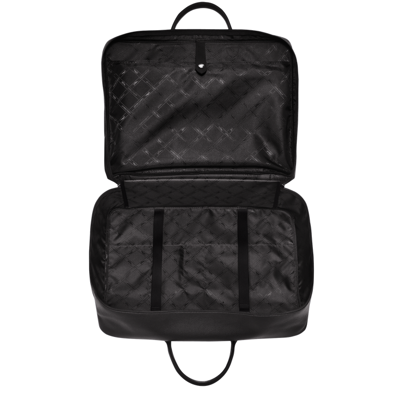 Le Foulonné M Suitcase Black - Leather