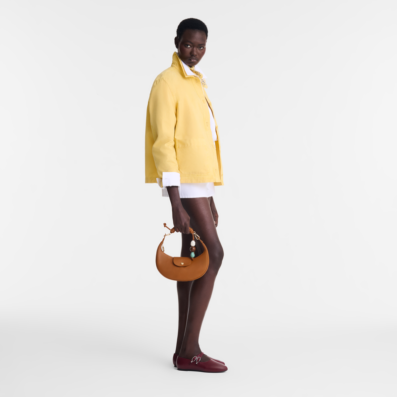 Le Pliage Xtra M Shoulder bag Cashew - Leather