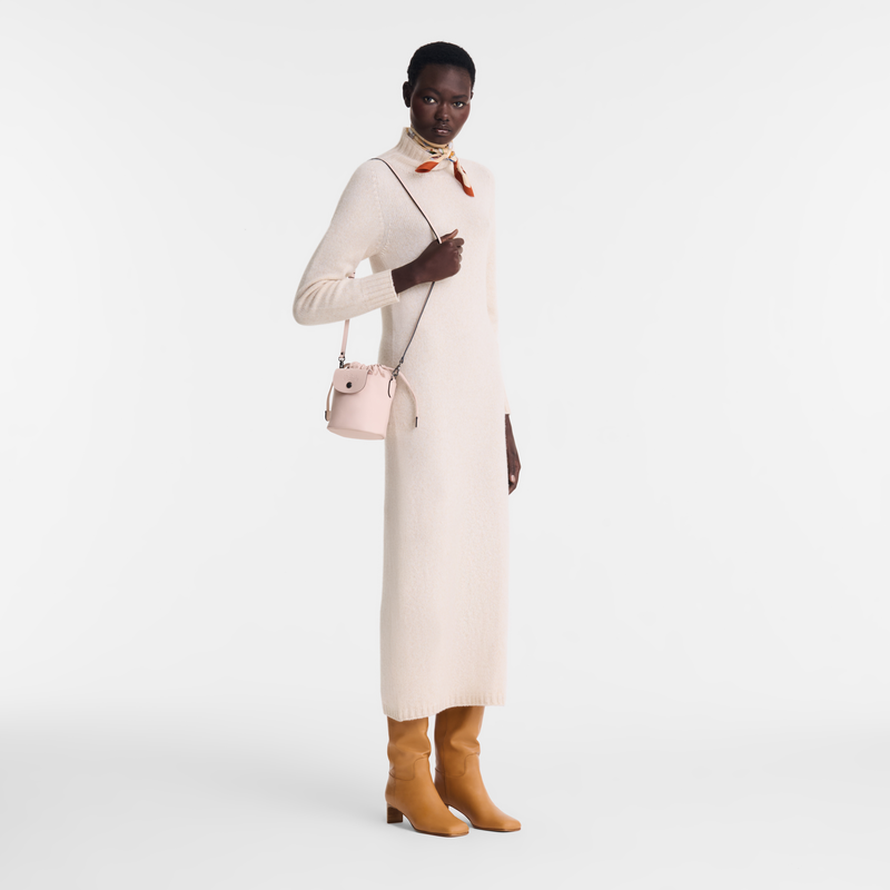 Le Pliage Xtra XS Bucket bag Nude - Leather