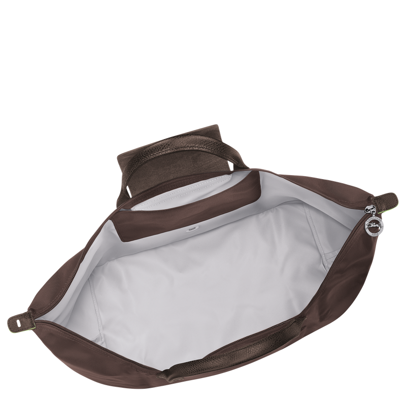 Le Pliage Green L Travel bag Mocha - Recycled canvas