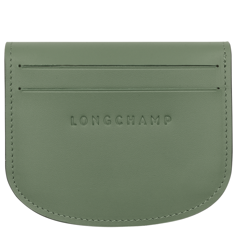 Épure Card holder Oregano - Leather