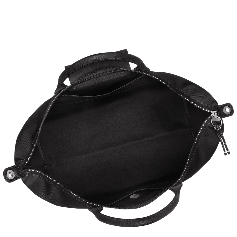 Le Pliage Energy L Travel bag Black - Recycled canvas