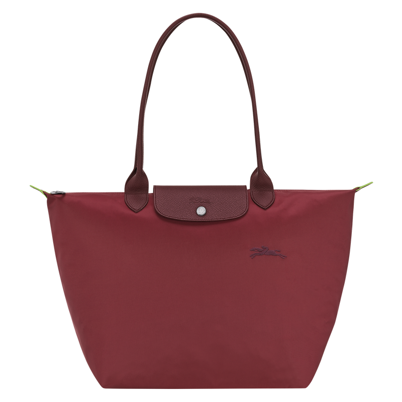 Le Pliage Green L Tote bag Pomegranate - Recycled canvas