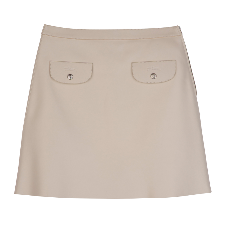 Skirt Ecru - Leather