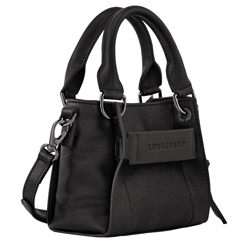 Longchamp 3D XS Handbag Black - Leather